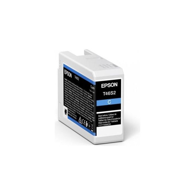 Epson C13T46S200 UltraChrome Pro Cartuccia di Inchiostro 25 ml Rendimento 5582 pagine al 5% di copertura colore Ciano