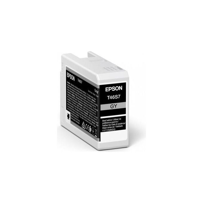 Epson C13T46S700 UltraChrome Pro 10 Cartuccia Inchiostro Originale 25 ml colore Grigio