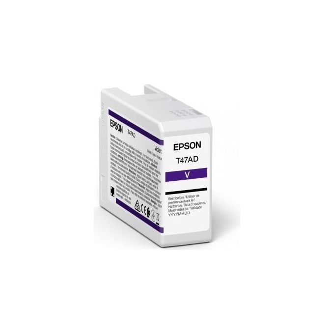 Epson T47AD UltraChrome PRO Cartuccia d'inchiostro originale 50 ml per SureColor SC-P900 colore Viola
