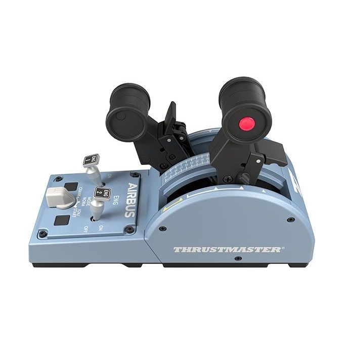 Thrustmaster 2960840 TCA Quadrant Airbus Edition Quadrante Manetta Simulatore di Volo PC Tecnologia H.E.A.R.T 16 bit colore Nero Blu
