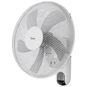 Bimar VM45 Ventilatore da Parete con Telecomando Elica 40cm 5 Pale 3 Velocita' Timer 7h 30min Oscillazione 90° colore Bianco