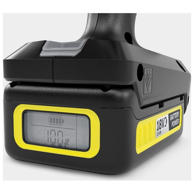 Kärcher 1.328-110.0 KHB 6 Battery Set Idropulitrice a Batteria Li-Ion 18V 24 bar 200 l-h colore Nero Giallo