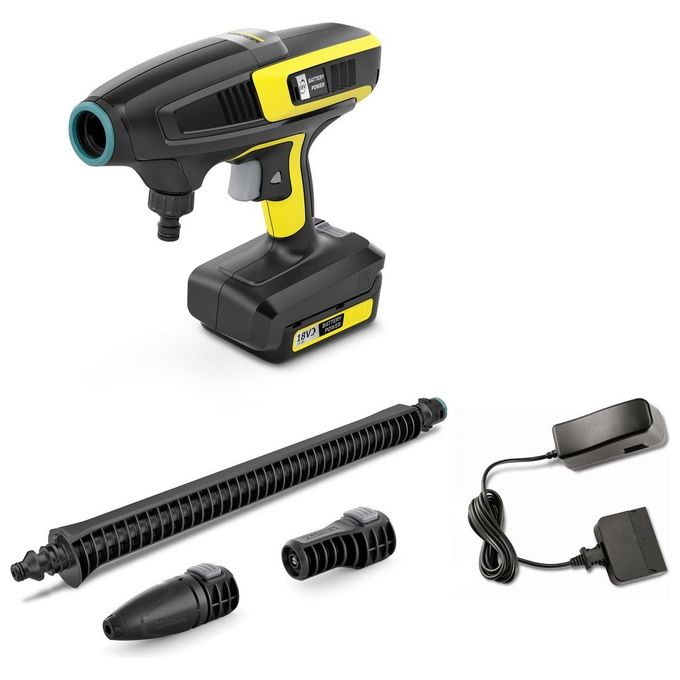 Kärcher 1.328-110.0 KHB 6 Battery Set Idropulitrice a Batteria Li-Ion 18V 24 bar 200 l-h colore Nero Giallo