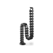 Digitus DA-90505 Passacavo Flessibile Lunghezza Regolabile 130 cm 4 Canali ABS Metallo colore Nero