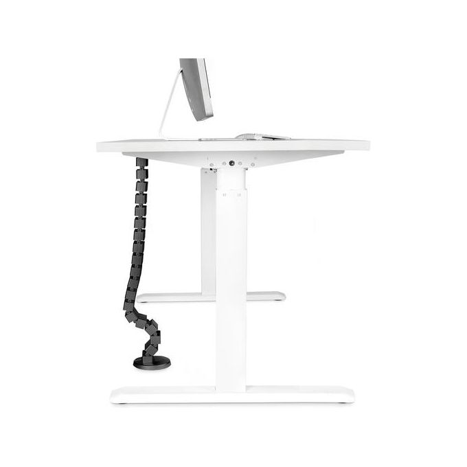 Digitus DA-90505 Passacavo Flessibile Lunghezza Regolabile 130 cm 4 Canali ABS Metallo colore Nero