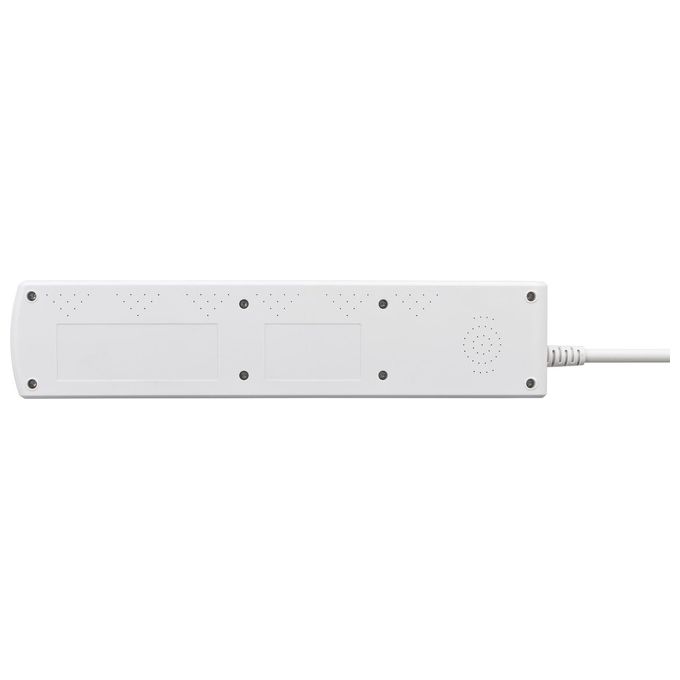 Brennenstuhl H05VV-F 3G1.5 Presa Multipla Commutabile Singolarmente A 6 2mt Bianco