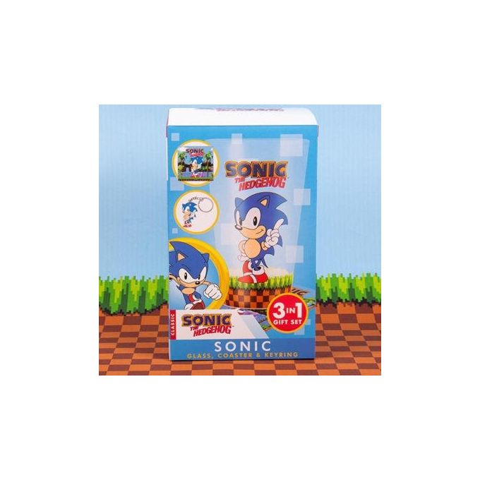 Fizz Creations Set Regalo Videogioco Sonic 3in1 Gift Set