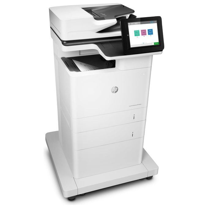 HP 7PS98A#B19 LaserJet Enterprise MFP M635fht Stampante Multifunzione Laser Monocromatica 61 ppm A4 Wi-Fi Display 20,3 cm Touch Nero Bianco