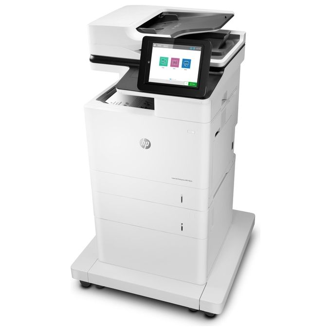 HP 7PS98A#B19 LaserJet Enterprise MFP M635fht Stampante Multifunzione Laser Monocromatica 61 ppm A4 Wi-Fi Display 20,3 cm Touch Nero Bianco