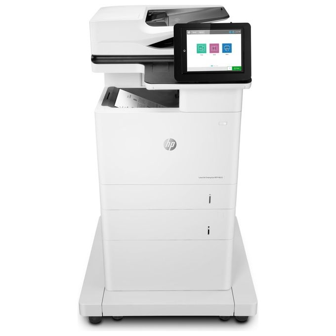 HP 7PS98A#B19 LaserJet Enterprise MFP M635fht Stampante Multifunzione Laser Monocromatica 61 ppm A4 Wi-Fi Display 20,3 cm Touch Nero Bianco