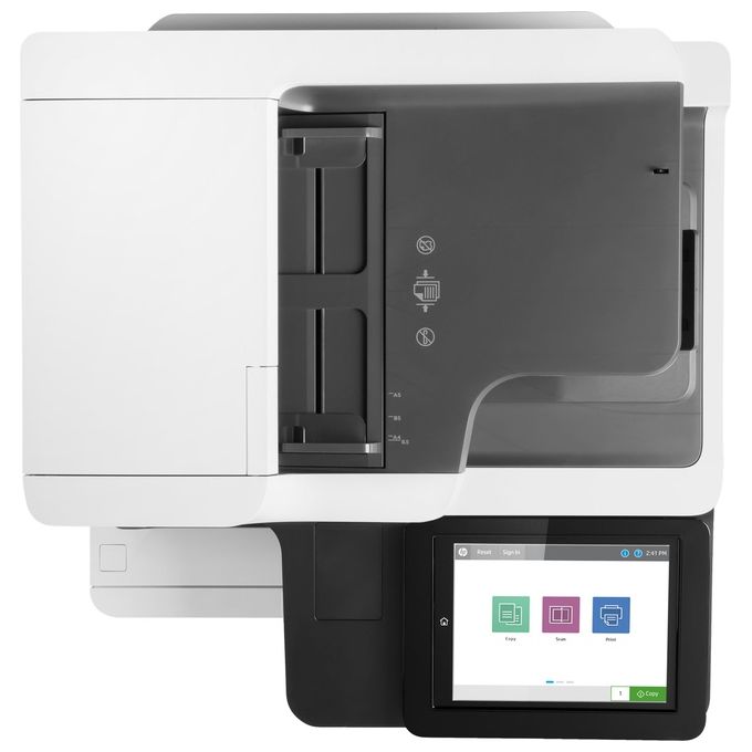 HP 7PS98A#B19 LaserJet Enterprise MFP M635fht Stampante Multifunzione Laser Monocromatica 61 ppm A4 Wi-Fi Display 20,3 cm Touch Nero Bianco