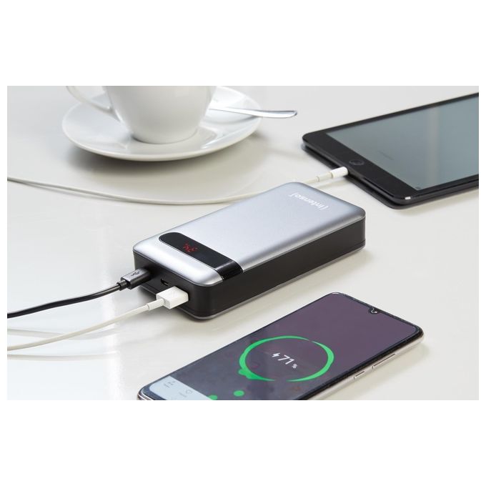 Intenso 7332354 PD20000 Power Bank 20000 mAh con Power Delivery e Quick Charge 3.0 USB-C e USB-A colore Antracite