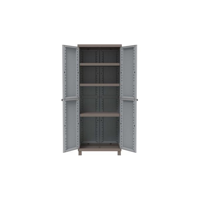 Terry Store-Age, Armadietto C-Rattan 2680, 2 Ante, 3 Ripiani, Effetto Rattan