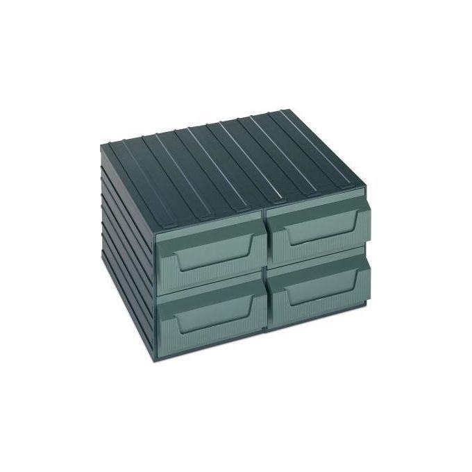 Cassettiere Terry Componibili Plastica Servoblock Verde 7