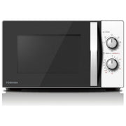 Toshiba MW-MG20PWH Forno a Microonde con Grill Capacita' 20 Litri Potenza 800 W 6 Livelli di potenza Funzione scongelamento Meccanico Bianco