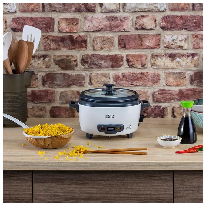 Russel Hobbs Cuociriso 300W 0,8 Litri Nero-Bianco