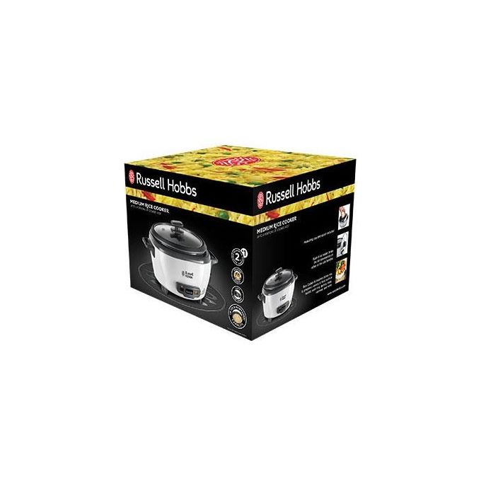 Russel Hobbs Cuociriso 300W 0,8 Litri Nero-Bianco