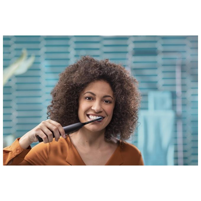 Philips HX991454 Sonicare DiamondClean 9000 Spazzolino elettrico sonico 4 modalita' timer autonomia 2 settimane confezione doppia colore Nero