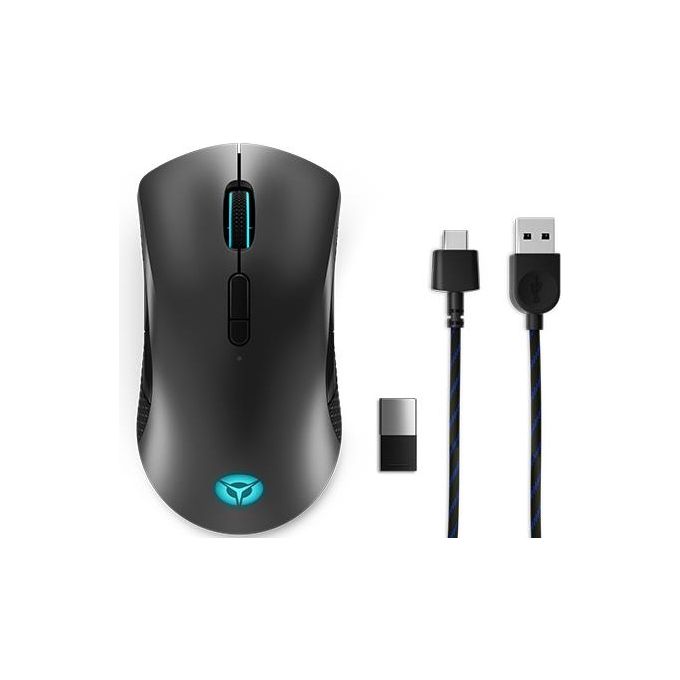 Lenovo GY50X79385 Legion M600 Mouse Gaming Wireless Ottico 16000 DPI 9 Tasti RGB Bluetooth 5.0 Ambidestro colore Nero