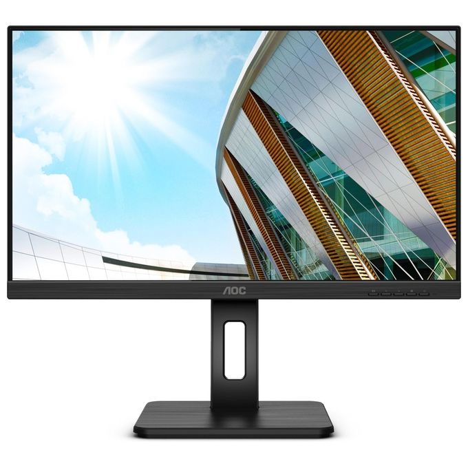 AOC Q24P2Q Monitor PC 23.8'' IPS QHD 2560x1440 75 Hz 4 ms AMD FreeSync Hub USB 3.2 colore Nero