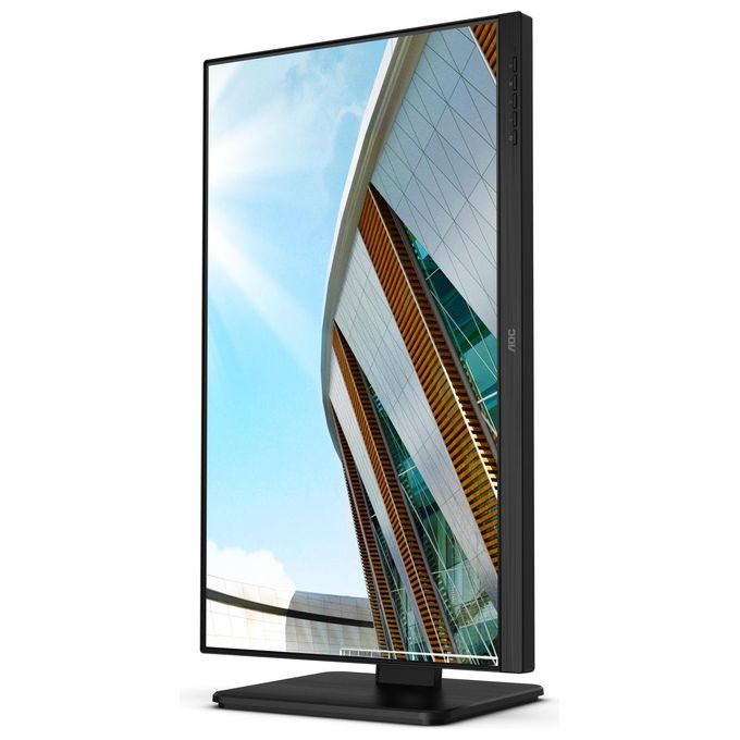 AOC Q24P2Q Monitor PC 23.8'' IPS QHD 2560x1440 75 Hz 4 ms AMD FreeSync Hub USB 3.2 colore Nero
