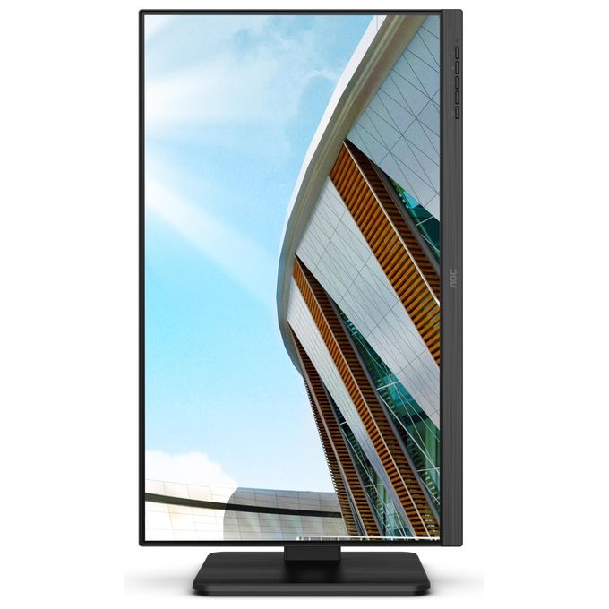 AOC Q24P2Q Monitor PC 23.8'' IPS QHD 2560x1440 75 Hz 4 ms AMD FreeSync Hub USB 3.2 colore Nero