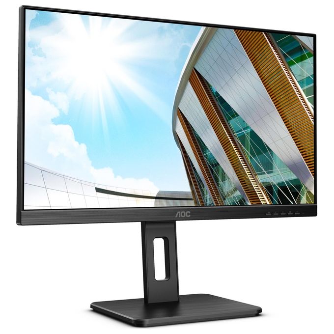 AOC Q24P2Q Monitor PC 23.8'' IPS QHD 2560x1440 75 Hz 4 ms AMD FreeSync Hub USB 3.2 colore Nero