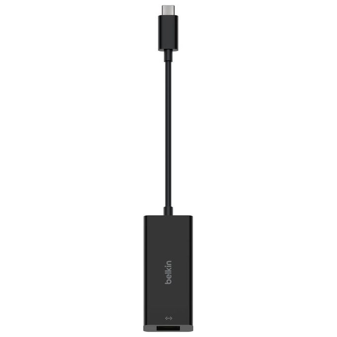 Belkin INC012BTBK Adattatore USB-C a Ethernet 2.5 Gbps 10-100-1000-2500 Mbps Wake on LAN colore Nero