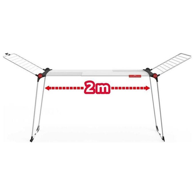 Vileda Stendibiancheria Infinity Flex Bianco per una massima praticita nella asciugatura della biancheria in spazi ridotti