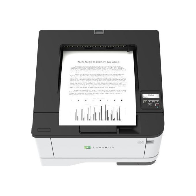 Lexmark MS331DN Stampante Laser Monocromatica A4 40 ppm Fronte Retro Automatico USB LAN 256 MB colore Nero Bianco