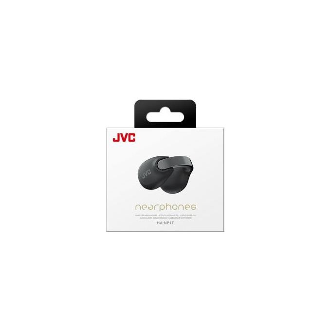 JVC HA-NP1T-B Nearphone Auricolare Earcuff True Wireless Bluetooth 5.3 Open Ear IPX4 8h autonomia colore Nero