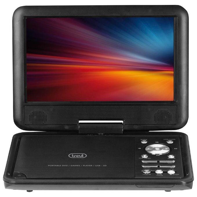 Trevi PDX 1409 S2 Lettore DVD Portatile Schermo LCD 9'' DVD CD MP3 USB SD colore Nero