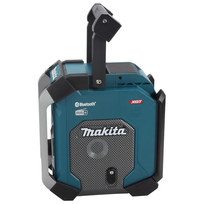 Makita MR007GZ Radio da cantiere Alimentazione 12 40 V max Bluetooth DAB+ IP65 Subwoofer USB per ricarica colore Petrolio