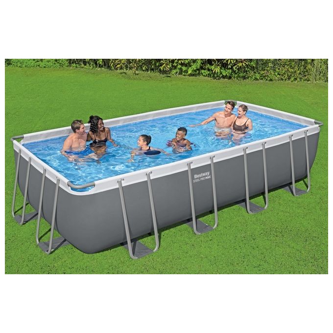 Bestway 56466 Piscina Steel Rettangolare Filtro J3 549x274x122 cm