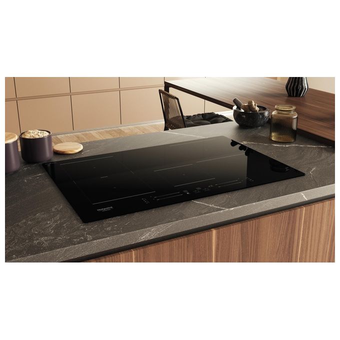 Hotpoint 869991662260 HS 1377C CPNE Piano cottura a induzione 77 cm 4 zone Flexi Duo colore Nero