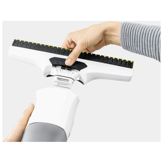 Kärcher WV 6 PLUS Aspiragocce Lavavetri Senza Fili Bocchetta 28 cm Autonomia 100 min Serbatoio 0,15 L colore Bianco