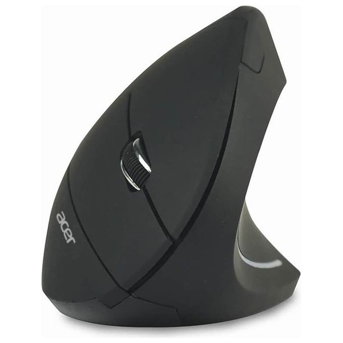 Acer HP.EXPBG.009 Mouse Verticale Ergonomico Wireless RF 2.4 GHz Ottico 1600 DPI 6 Tasti colore Nero
