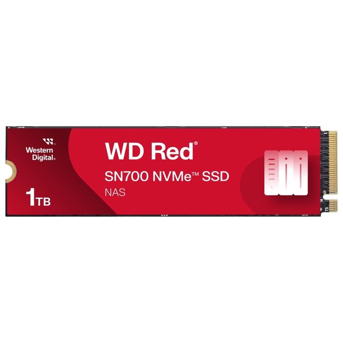 Western Digital WDS100T1R0C Red SN700 SSD M.2 2280 1000 GB PCIe 3.0 x4 NVMe per NAS