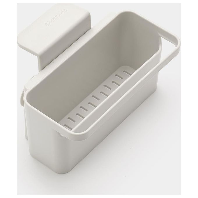 Brabantia 302480 Organizer per Lavello SinkSide appendibile lavastoviglie plastica riciclabile colore Grigio Chiaro