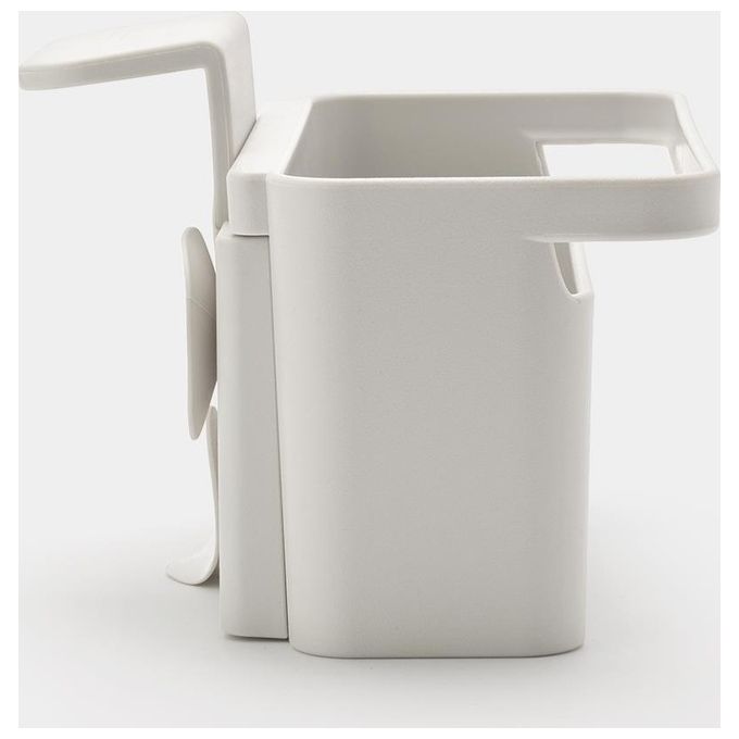 Brabantia 302480 Organizer per Lavello SinkSide appendibile lavastoviglie plastica riciclabile colore Grigio Chiaro