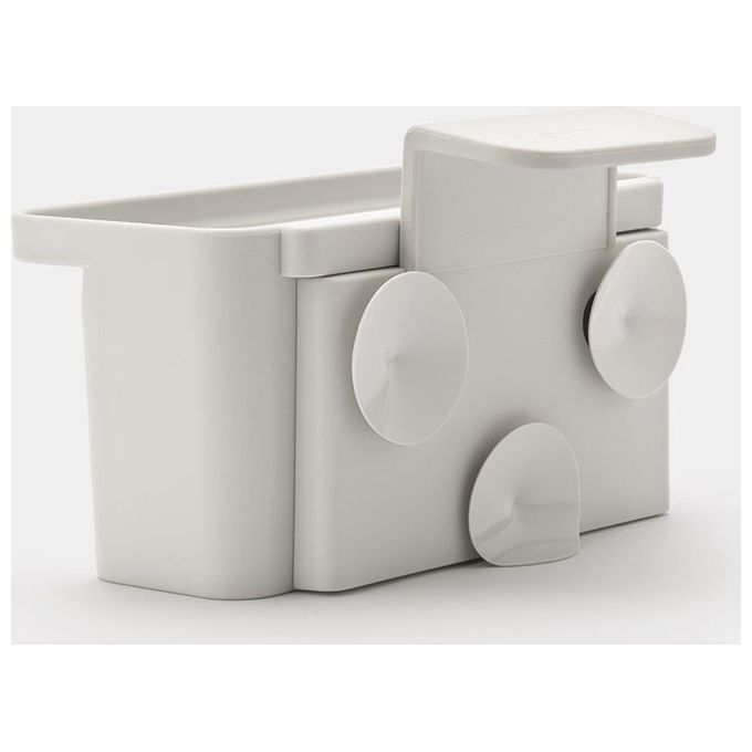 Brabantia 302480 Organizer per Lavello SinkSide appendibile lavastoviglie plastica riciclabile colore Grigio Chiaro