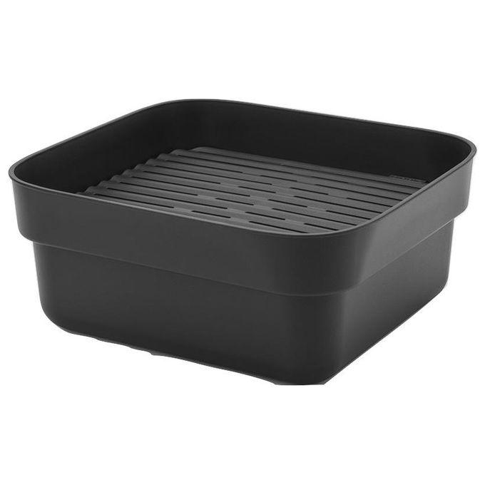 Brabantia 302664 SinkSide Bacinella con Vassoio di Asciugatura Plastica Polipropilene Capacita' 15.9 L colore Grigio scuro
