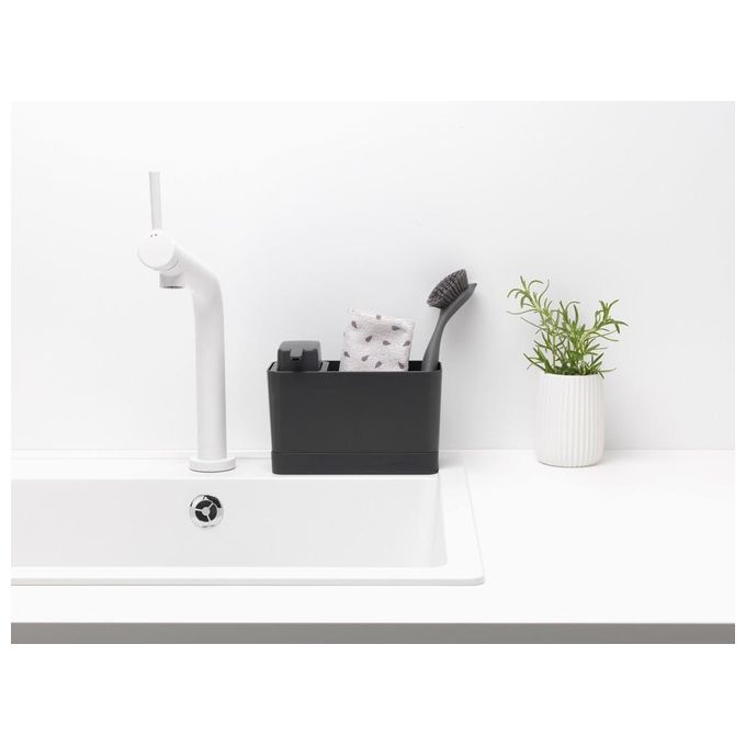 Brabantia Set Organizer per Lavello Grigio Scuro