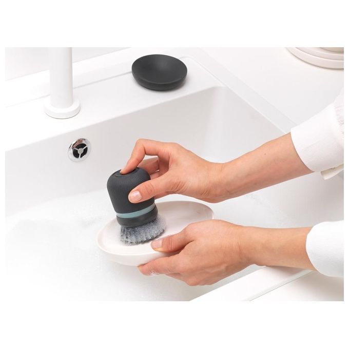 Brabantia Spazzola Dosatrice per Sapone Grigio Scuro