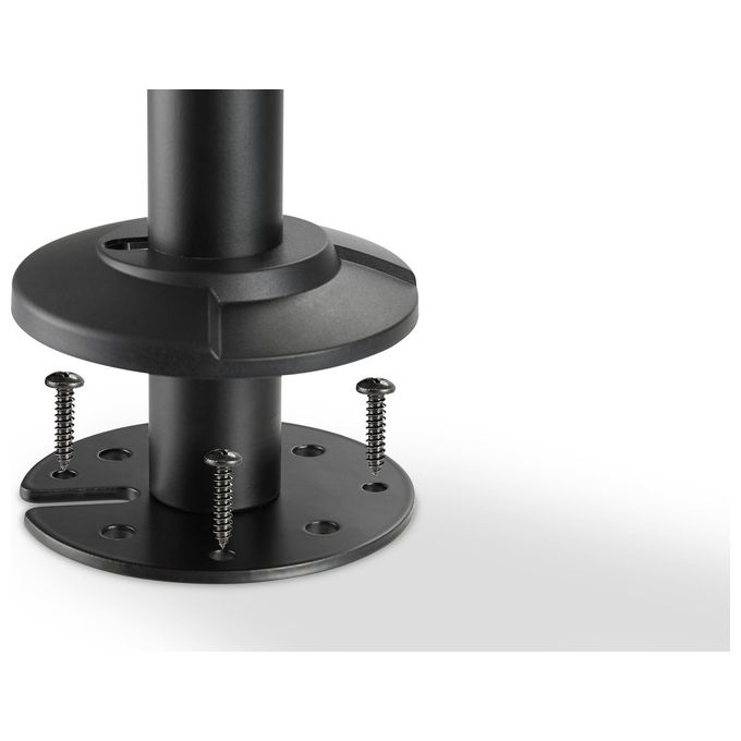Digitus DA-90397 Supporto a Colonna per Monitor Singolo 15-32'' 8 Kg VESA 75x75 100x100 Quick Release Gestione Cavi colore Nero