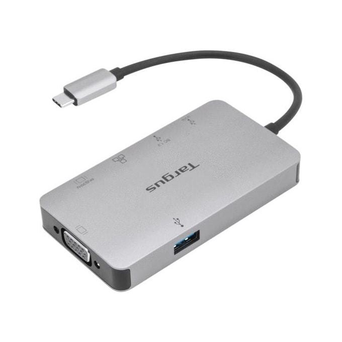 Targus DOCK419EUZ Docking Station USB-C 6 Porte 100W 4K HDMI VGA Ethernet Gigabit colore Grigio