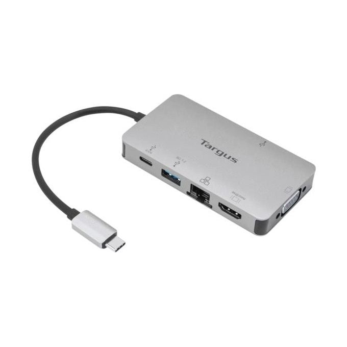 Targus DOCK419EUZ Docking Station USB-C 6 Porte 100W 4K HDMI VGA Ethernet Gigabit colore Grigio