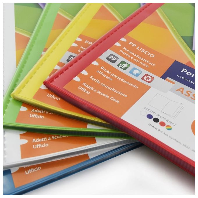 Sei Rota Porta Listino Personale Assortito 50 Pagine Bianco
