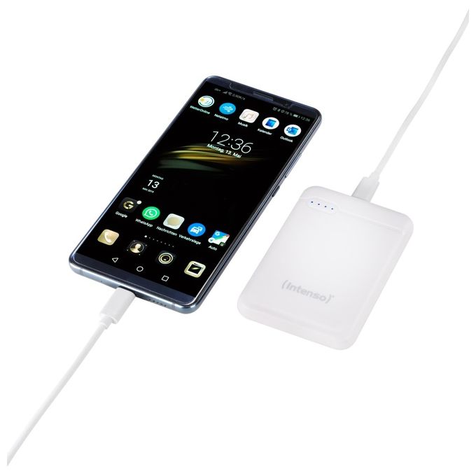 Intenso Powerbank XS 5000 Batteria Portatile Bianco Polimeri Di Litio 5000mAh