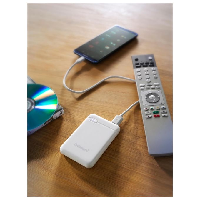 Intenso Powerbank XS 5000 Batteria Portatile Bianco Polimeri Di Litio 5000mAh